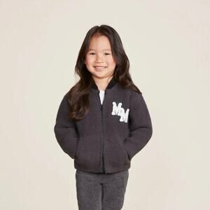 Barefoot Dreams CozyChic® Disney Classic Mickey Mouse Toddler Varsity Jacket